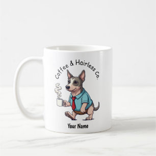 Lustiger Amerikanischer Hairless Business Anzug Ka Kaffeetasse