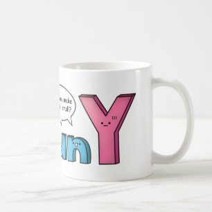 Lustiger amüsanter Wortwitz Tasse