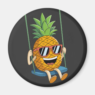 lustiger Ananas-Swinger-Magnet Magnet