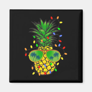 Lustiger Ananas Weihnachtsbaum Sommer Weihnachten Magnet