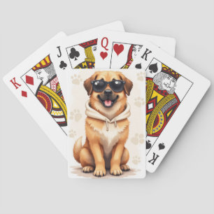 Lustiger anatolischer Hirtenhund Kawaii Hund Spielkarten
