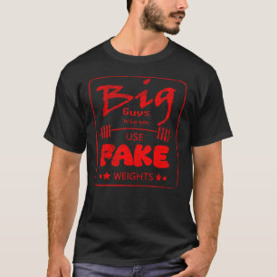 Lustiger Anatoly-Fake-Gewichte-Gym-Streich -rotes T-Shirt