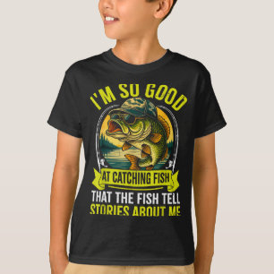 Lustiger Angel-Fischer Ich bin so gut im Fischen F T-Shirt