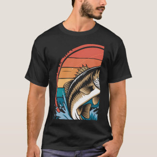 Lustiger Angel-Fischer T-Shirt