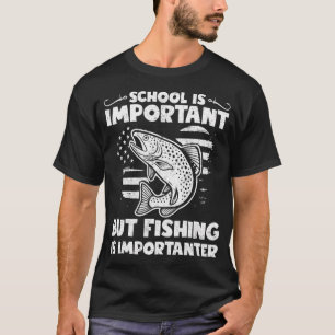 Lustiger Angel-Spruch - Schule ist wichtig T-Shirt