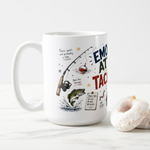 Lustiger Angel-Vater-Becher Tackle-Box-Humor Kaffeetasse