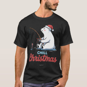 Lustiger Angel-Weihnachtsfisch T-Shirt