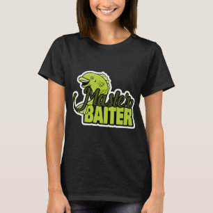 Lustiger Angelmeister Köder Wortspiel Pun T-Shirt