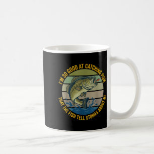 Lustiger Angelspruch Angler Köder Humor Kaffeetasse