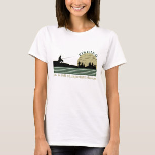 Lustiger Angelspruch T-Shirt