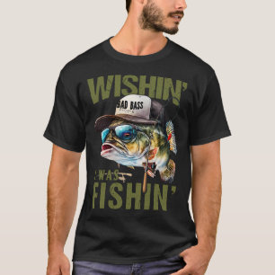 Lustiger Angelvater, der wünscht, ich würde angeln T-Shirt