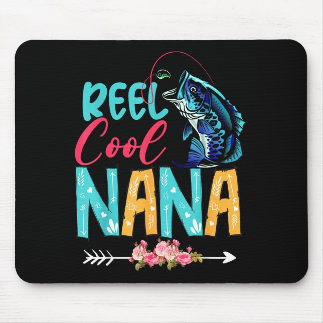 Lustiger Angler glücklicher Muttertag passend Mousepad (Vorne)