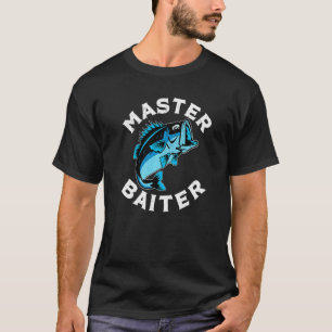 Lustiger Anglermeister Köder Angler Papa Opa T-Shirt