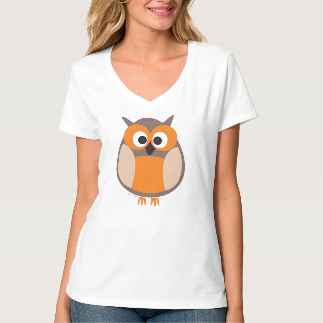 Lustiger Anstarreneulen-T - Shirt (Vorderseite)