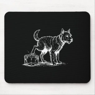 Lustiger Anti-Eis-Hund  Mousepad