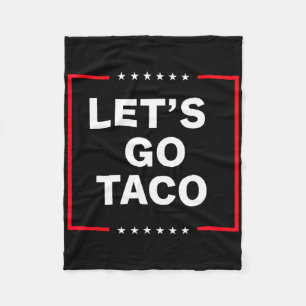 Lustiger Anti-Trump-Taco Fleecedecke