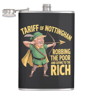 Lustiger Anti-Trump-Zoll Flachmann