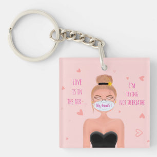 Lustiger Anti-Valentinstag Schlüsselanhänger