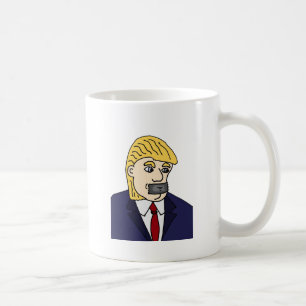 Lustiger Antipolitischer Cartoon donald Trump Tasse