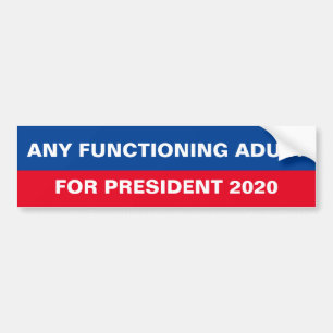 Lustiger Antitrumpf-politischer Autoaufkleber