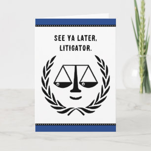 Lustiger Anwalt Karte