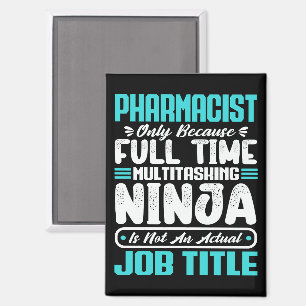 Lustiger Apotheker-Job-Titel Beruf Apotheke Magnet