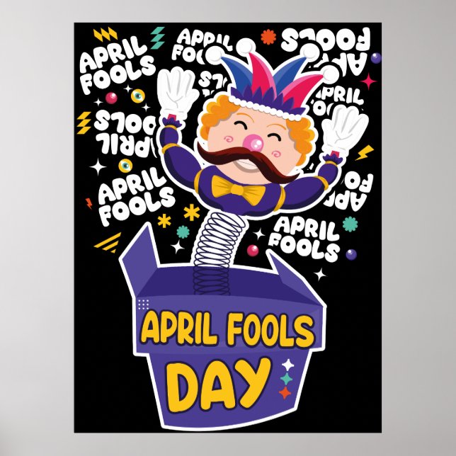 Lustiger Aprilscherztag Poster (Vorne)