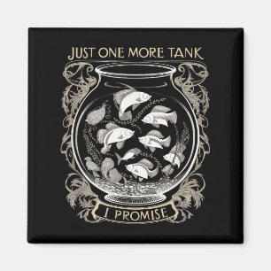 Lustiger Aquarium-Fiank-Fischkönig-Aquarist  Magnet