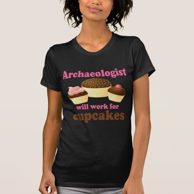 Lustiger Archäologe T-Shirt (Vorderseite)