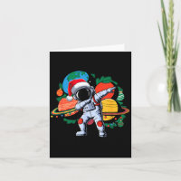 Lustiger Astronaut Weihnachten Weltraum Planeten S