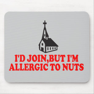 Lustiger Atheist Mousepad