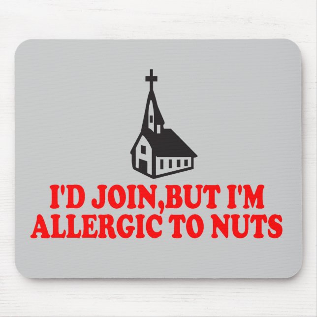 Lustiger Atheist Mousepad (Vorne)