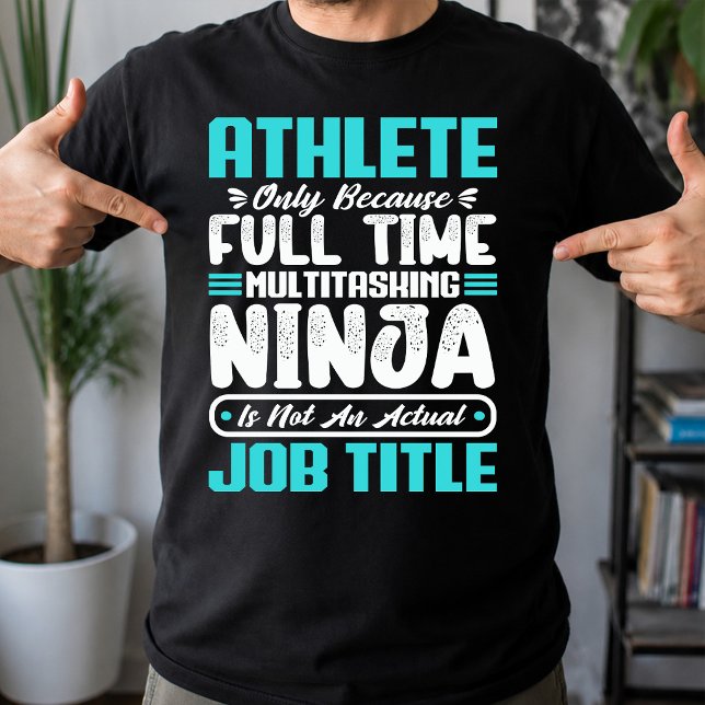 Lustiger Athlet Multitasker Sport Athletisch Beruf T-Shirt (Von Creator hochgeladen)