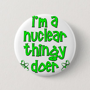 lustiger Atomkern Button