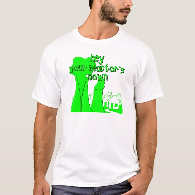 Lustiger Atomkern T-Shirt (Vorderseite)
