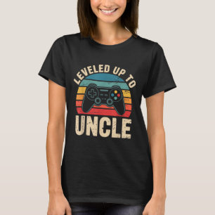 Lustiger aufgestiegener Onkel Videospieler Gaming T-Shirt