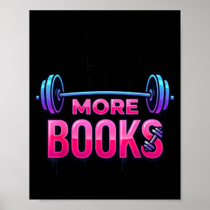 Lustiger Aufzug kann mehr Bücher tragen, cooler Bü Poster