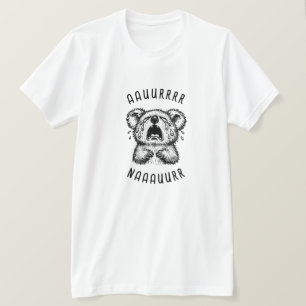 Lustiger australischer Aur Naur (Oh Nein) weinende T-Shirt