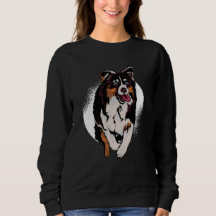 Lustiger australischer Hund mit Rinderpfote Sweatshirt