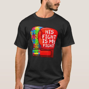 Lustiger Autismus Mama Papa Sein Kampf Ist Mein Ka T-Shirt