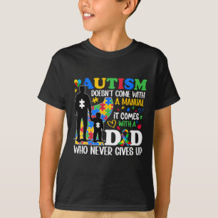 Lustiger Autismus-Vater Kommt Nicht Mit Einem Hand T-Shirt