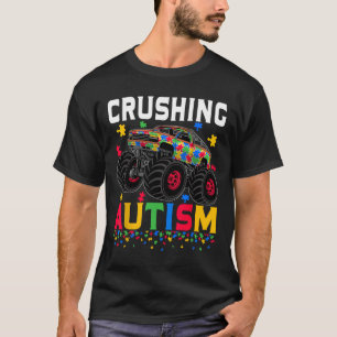 Lustiger, Autismuskampagne zermalmender Monstertru T-Shirt