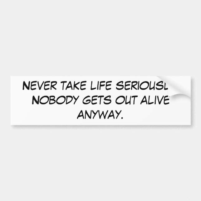 Lustiger Autoaufkleber (Vorne)