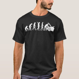 Lustiger Automechaniker-Evolutionsmechaniker T-Shirt