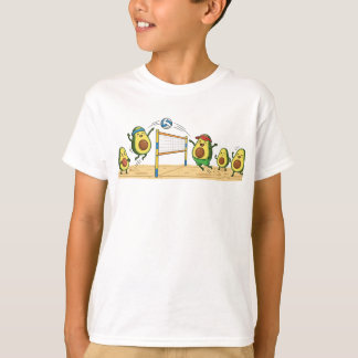 Lustiger Avocado-Strand-Volleyball-Witz T-Shirt