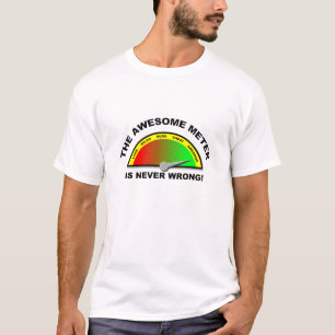 Lustiger Awesome Meter T-Shirt