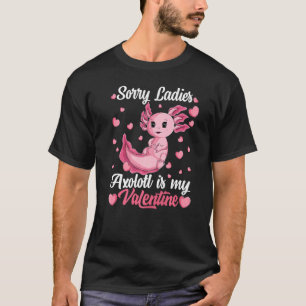 Lustiger Axolotl Ist Mein Valentin Leguan Fisch Va T-Shirt