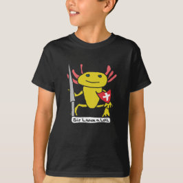 Lustiger Axolotl-Ritter T-Shirt