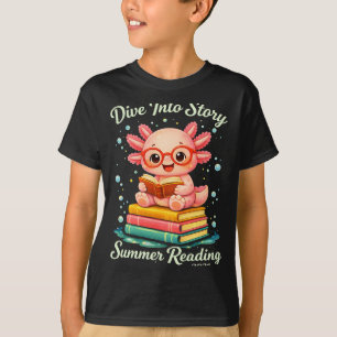 Lustiger Axolotl-Tauchgang in die Geschichte Somme T-Shirt