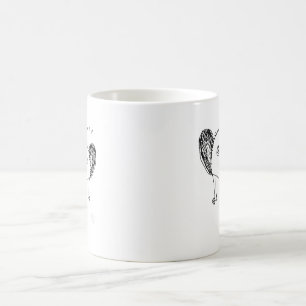 Lustiger Aye Aye Becher - Seltsames schlecht gezei Kaffeetasse